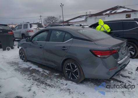 2025 Nissan Sentra Sv z USA, uszkodzony, nr VIN 3N1AB8CV6SY340415